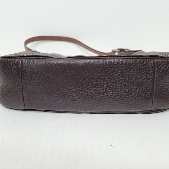 Coach Chocolate Brown Pebbled Leather Chelsea Shoulder Bag #C0782-F10890 - Picture 6 of 9